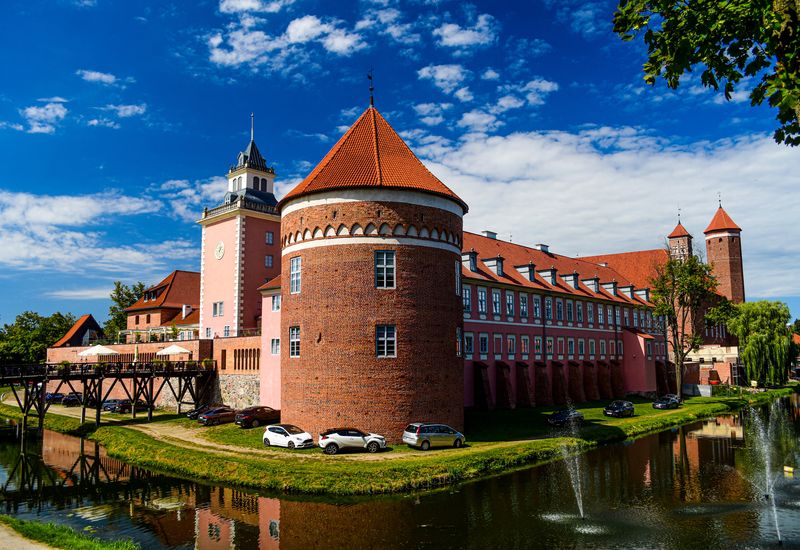 Zamek w Lidzbarku Warmińskim i okolice